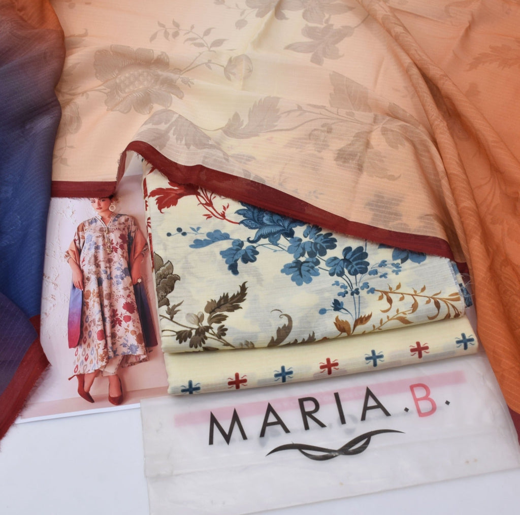 Baroque 3pc Bana Dora Lawn Allover Shirt Trouser with digital dupatta 9571