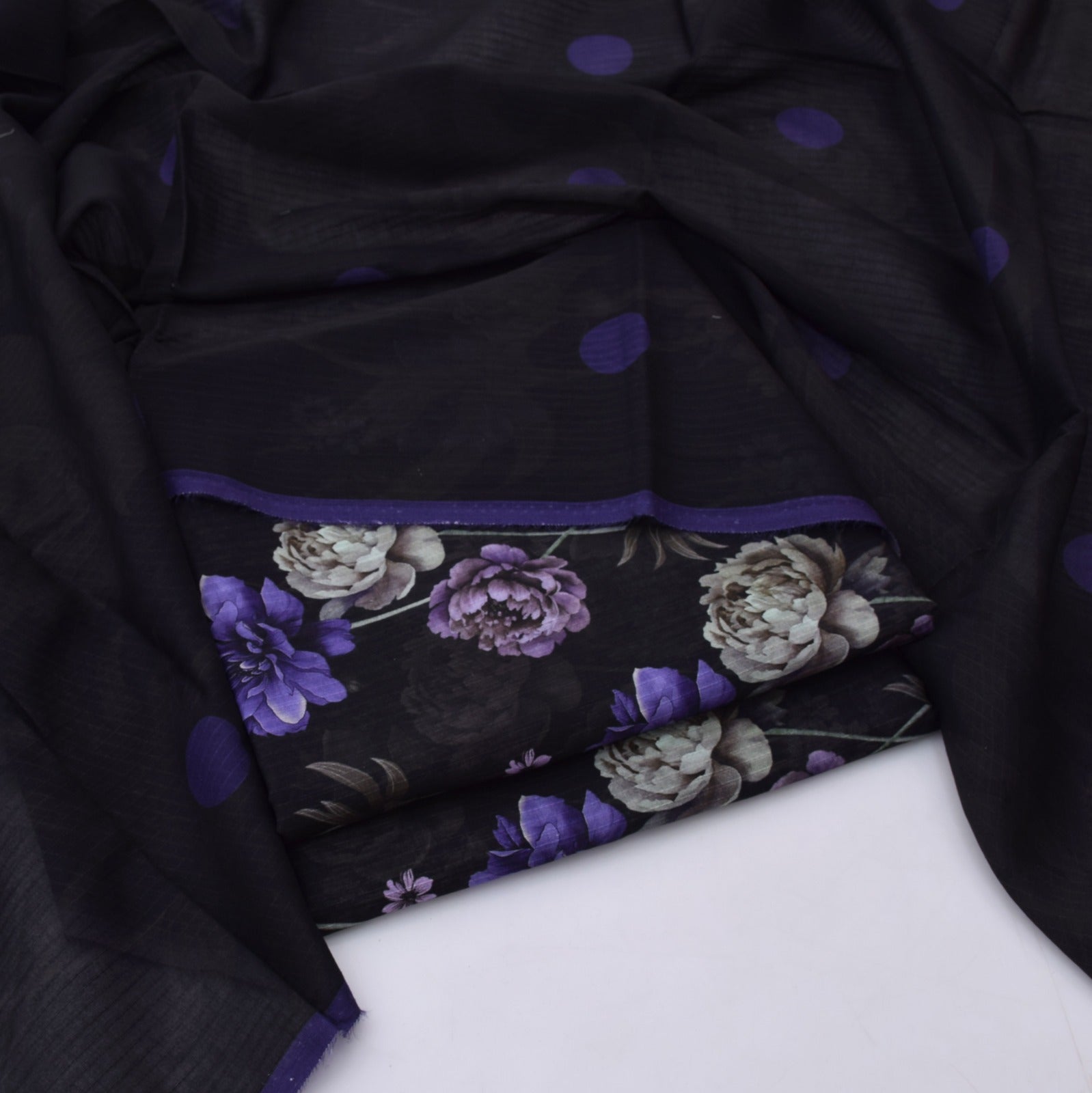 Baroque 3pc Bana Dora Lawn Allover Shirt Trouser with digital dupatta 9555